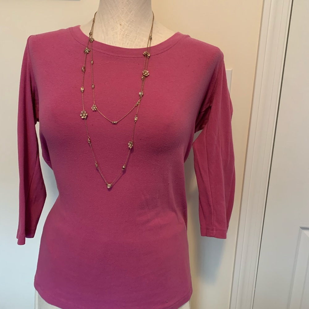 Cynthia Rowley pink sweater